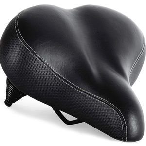 Bikeroo Extra Padded Bike Seat - Firm Comfortable Bike Seats for Men & Women